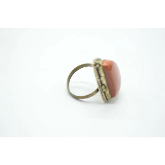 Southwestern .925 Sterling Silver Goldstone Ring 9 - Picture 2 of 8